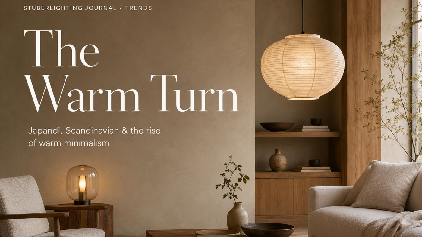 The Warm Turn: Why Japandi and Scandinavian Lighting Are Taking Over in 2026
