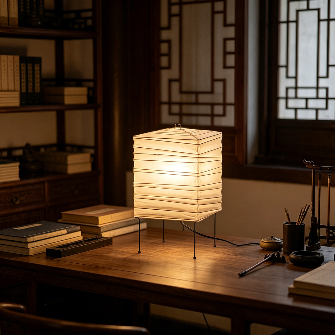 architectural-washi-paper-cube-lamp-minimalist-lighting-detail