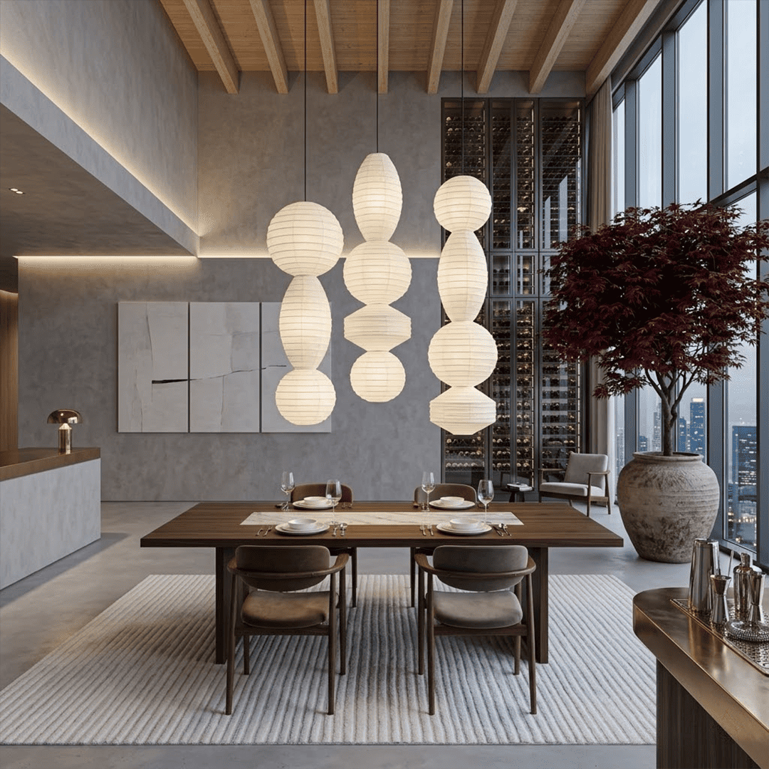 stuberlighting-ori-series-washi-paper-pendant-light