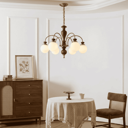 Windsor Classic Walnut Chandelier