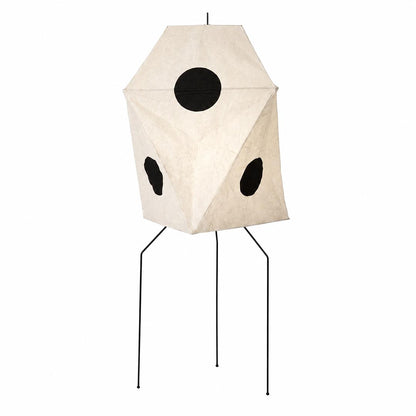 Glowing Akari UF3-Q Floor Lamp minimalist paper tripod light - stuberlighting