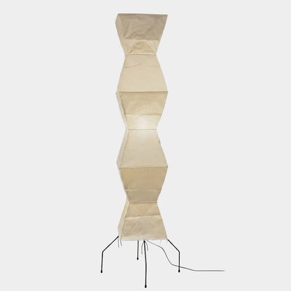 Grand 74-inch Akari UF4-L9 floor lamp with handmade white washi paper shade