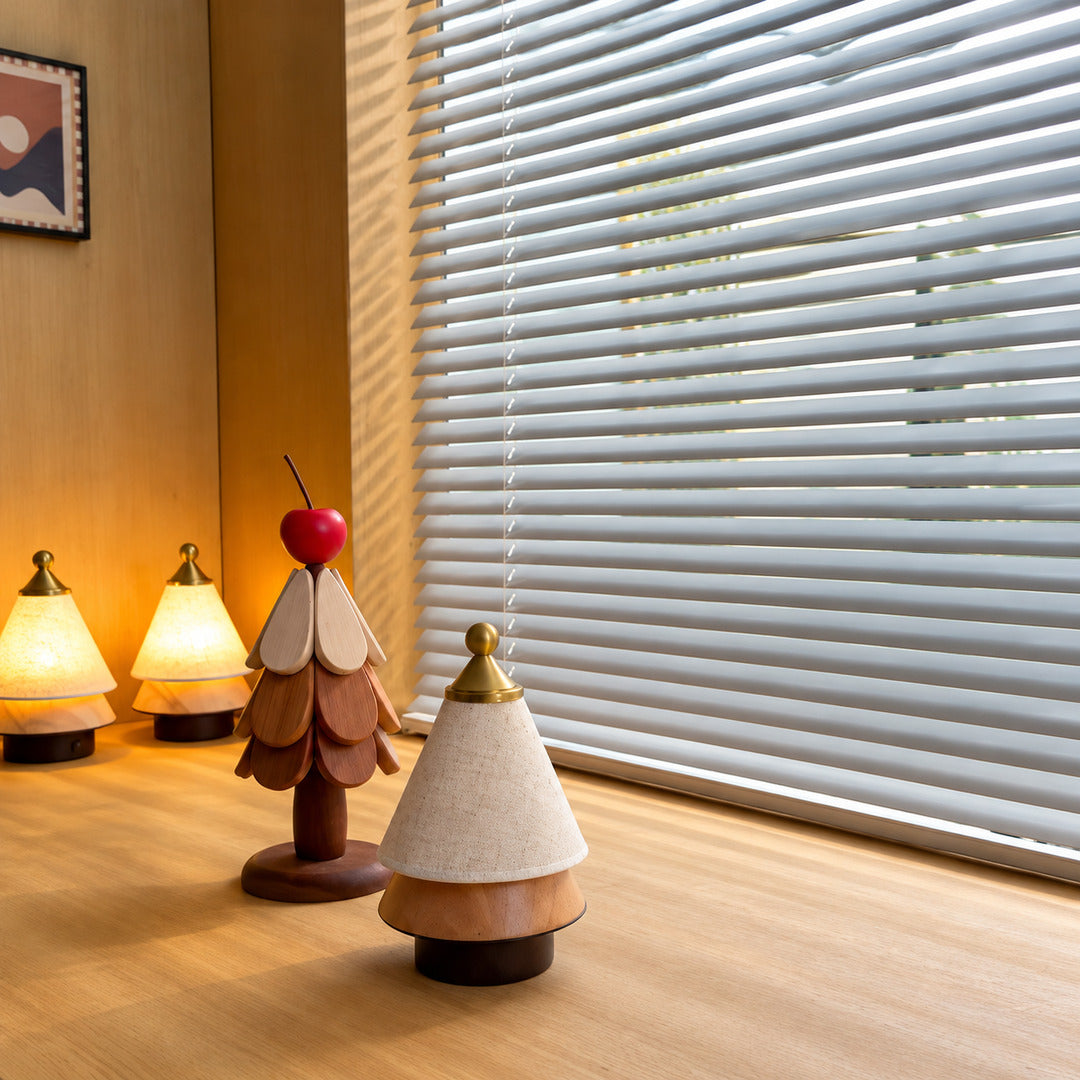 Alberello cordless lamp on a nightstand as a soft bedside light