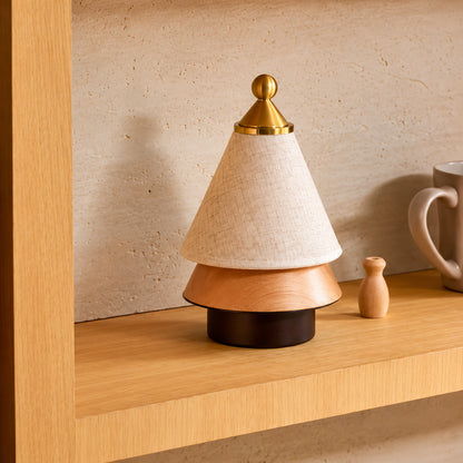 Alberello cordless lamp on an entryway console welcoming guests