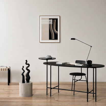Aldric swing arm table lamp study reading nook adjustable arm metal industrial warm American home lifestyle interior