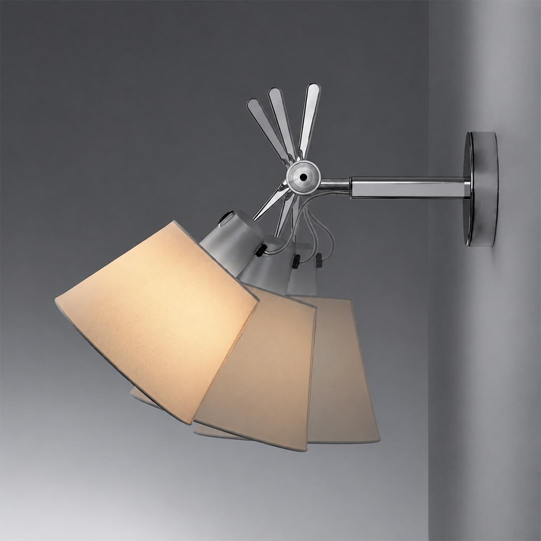 Ardsley swing arm wall sconce adjustable swing arm articulating directional reading light flexible positioning detail close up functional unique