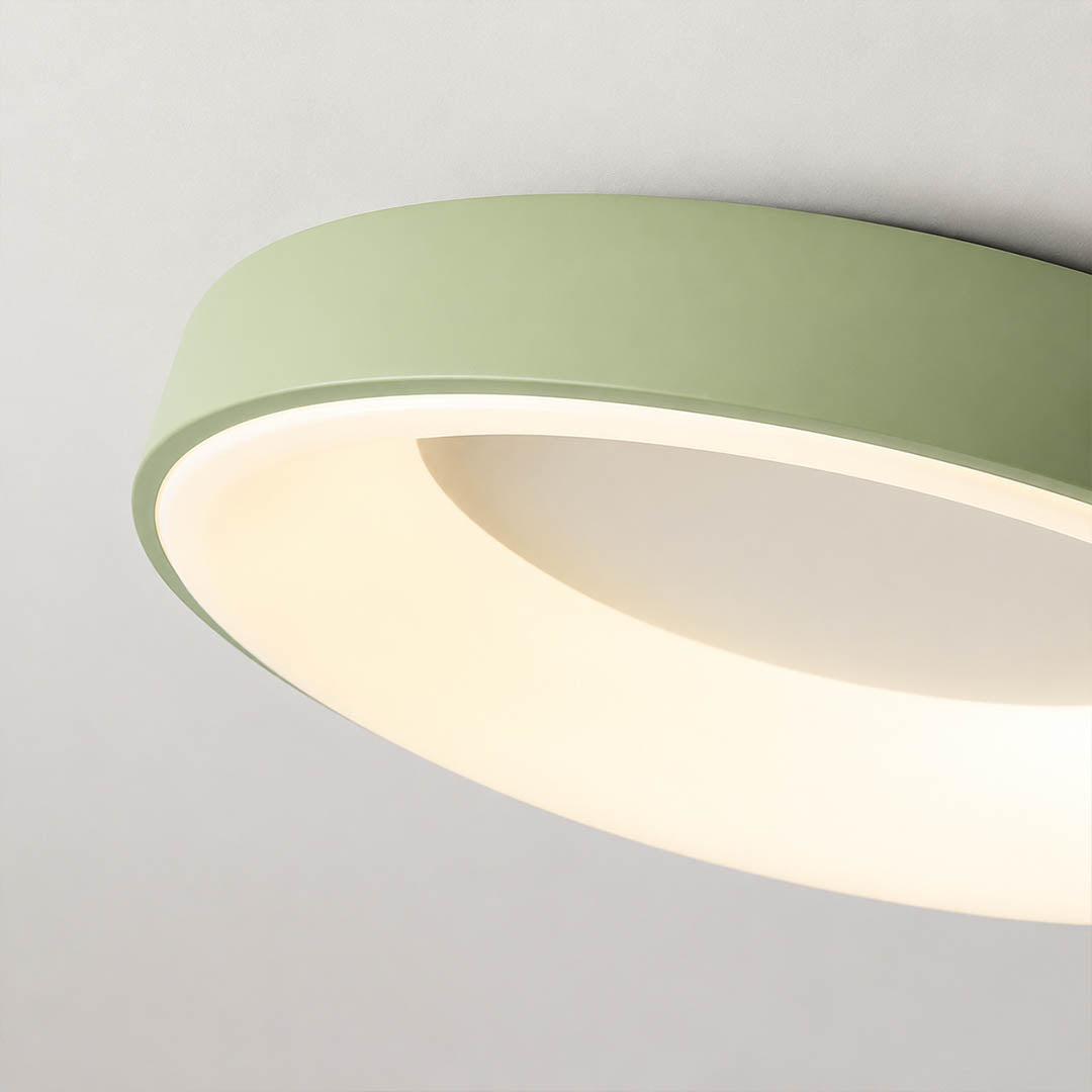 Astra flush mount ceiling light 3 sizes 16 20 24 inch diameter comparison side by side choice helper White Green colors