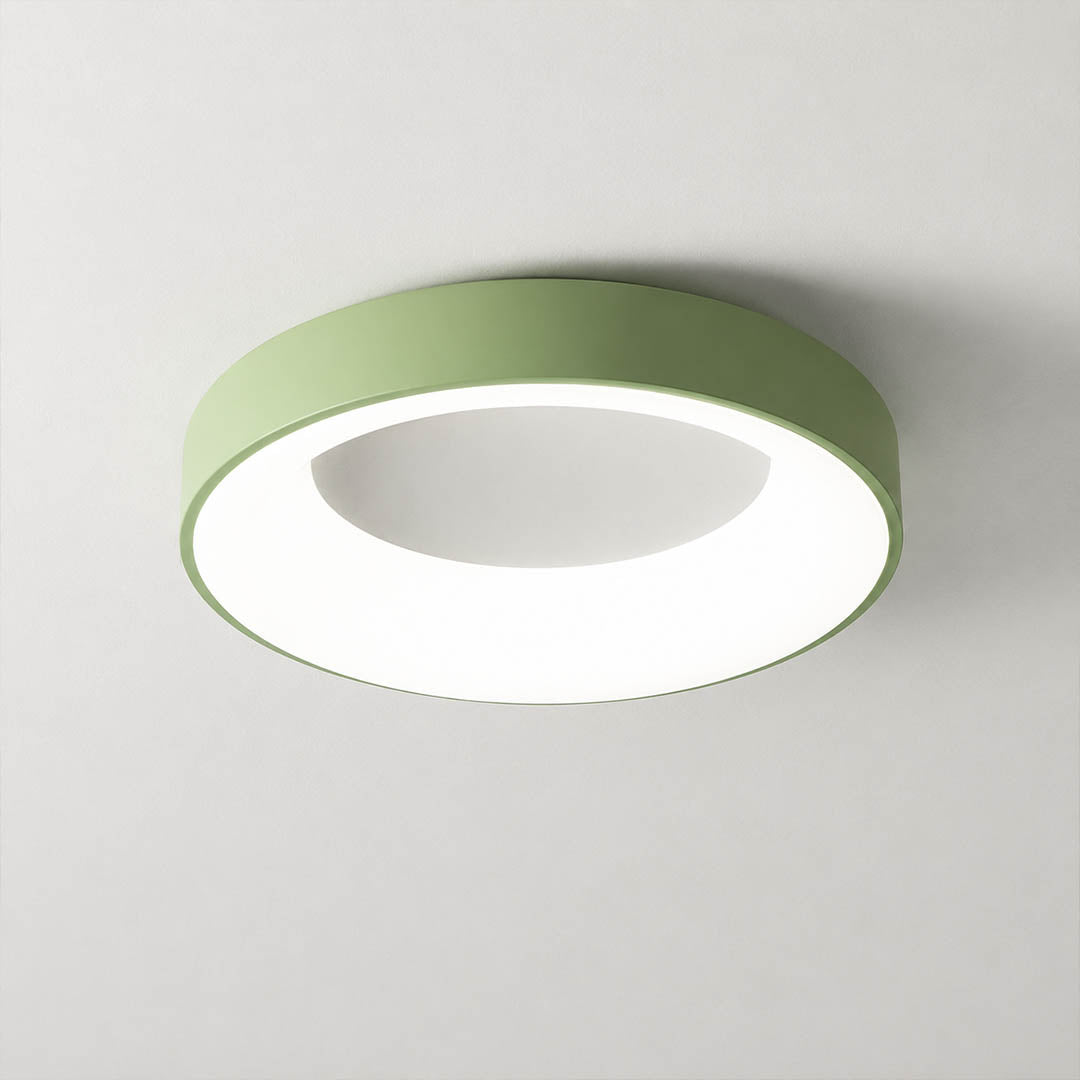 Astra flush mount ceiling light 3 sizes 16 20 24 inch diameter comparison side by side choice helper White Green colors