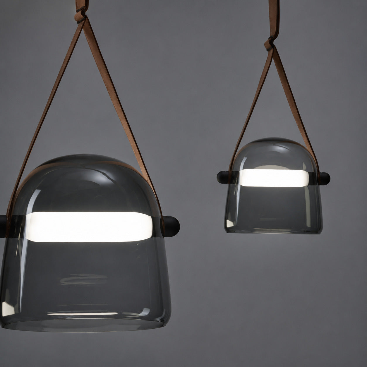 Bolla glass pendant light cluster multiple grouping illuminated glass mid century American home lifestyle interior styled