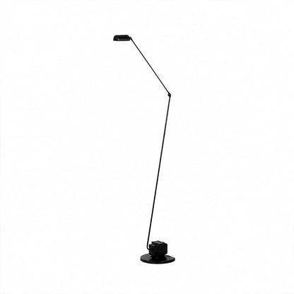 Braccio floor lamp black modern living room reading armchair beside side accent Italian swing arm 35.8 inch retro industrial reading warm ambient sophisticated lifestyle interior American home