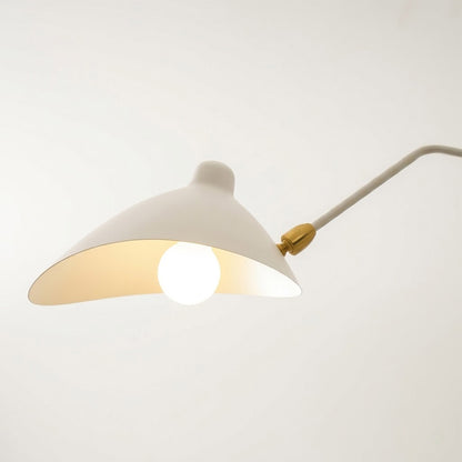 Cassio chandelier independent pivoting reflectors multiple light directions demonstration mid century articulated arm function