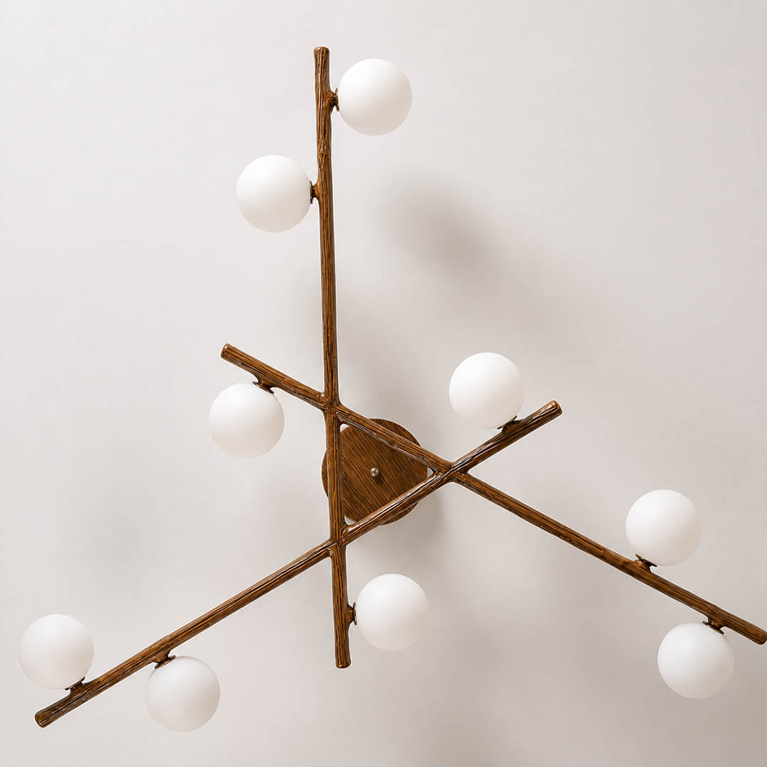 Costella ceiling light slim low profile semi flush mount side view close ceiling 7 inch depth detail