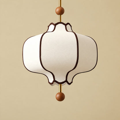 Large 19.7-inch Dynasty lantern pendant light as a statement over a long dining table