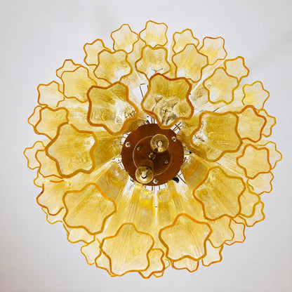 Fiora individual glass tube unique hand blown Murano natural variation craftsmanship Italian artisan detail close up authentic premium quality