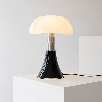 Fungo table lamp small black modern art piece painting framed art gallery interior mid century modern mushroom bat wing sculptural designer curated interior lifestyle American home