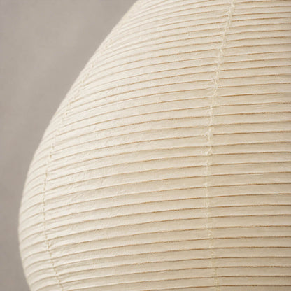 Kuri pendant light bamboo silk natural woven texture organic material quiet depth softness detail close up craftsmanship Japanese