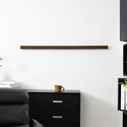 Larsson linear wood wall light office study professional space wood slim warm LED architectural American commercial interior styled