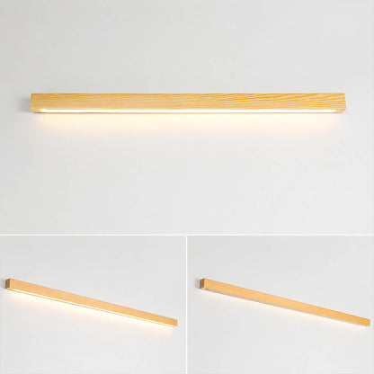 Larsson linear wood wall light three sizes 23 31 47 inch length comparison slim linear bar reference proportional