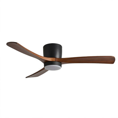 Linnea ceiling fan four color finishes comparison black walnut grey natural white walnut white natural wood