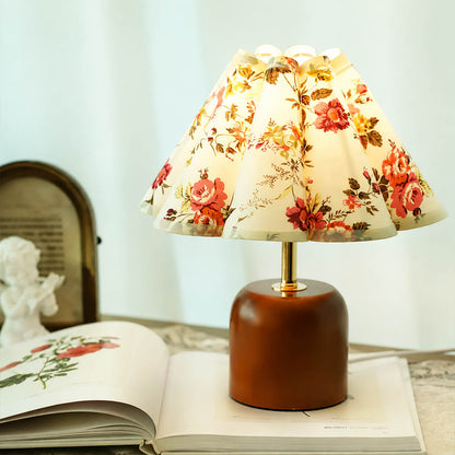 Marea ceramic table lamp study reading nook etched ceramic fabric shade warm glow classic American home lifestyle interior