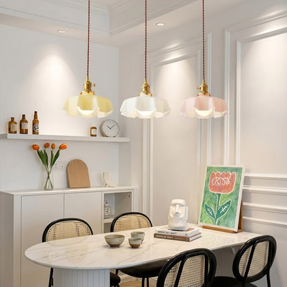 Margaux 4 colors mixed pendant cluster dining room eclectic Maximalist French vintage statement Cottagecore interior