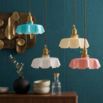 Margaux 4 colors mixed pendant cluster dining room eclectic Maximalist French vintage statement Cottagecore interior