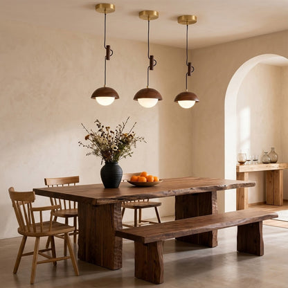 Mochi mini LED pendant light three color temperatures comparison 3000K warm 4000K neutral 6000K cool side by side