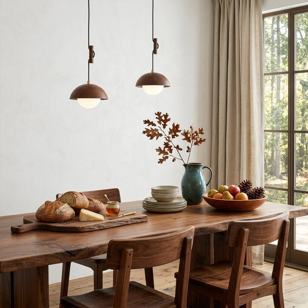 Mochi mini LED pendant light three color temperatures comparison 3000K warm 4000K neutral 6000K cool side by side