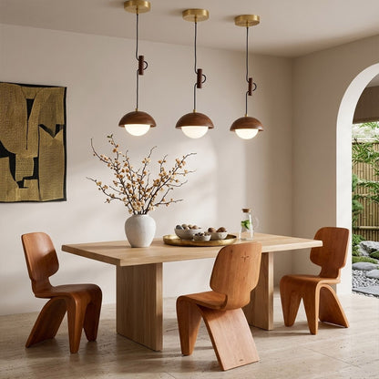 Mochi mini LED pendant light three color temperatures comparison 3000K warm 4000K neutral 6000K cool side by side