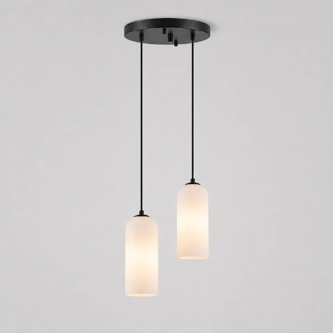 Monvela alabaster pendant light single head brass white natural stone shade braided cord modern white background front view