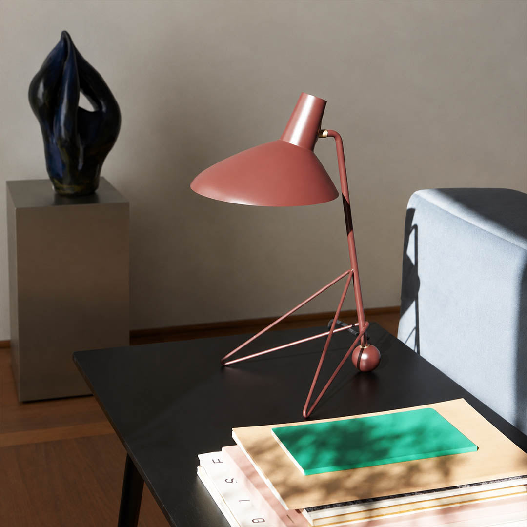 Nocta geometric metal table lamp living room side table metal geometric modern industrial sleek American home lifestyle interior styled
