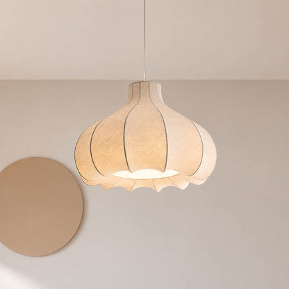 Odalia large 23.6 inch silk drum pendant kitchen island white marble stone modern minimalist warm ambient contemporary lifestyle interior