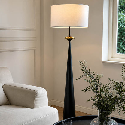 Orbelle floor lamp living room sofa side stacked circle modern warm ambient reading American home lifestyle interior styled