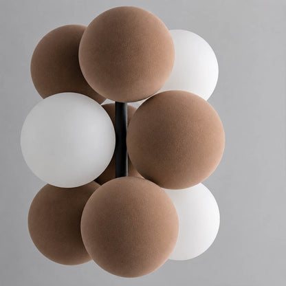 Palina PVC premium polymer bubble shade smooth matte finish translucent handcrafted detail close up craftsmanship