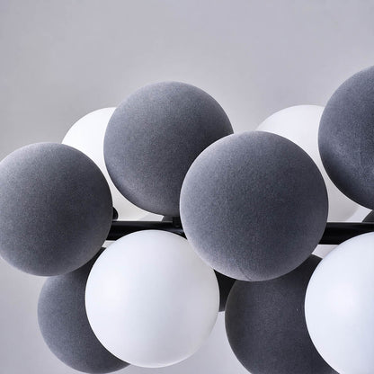 Palina balloon shaped soft rounded PVC bubble silhouette organic playful modern retro sculptural detail close up