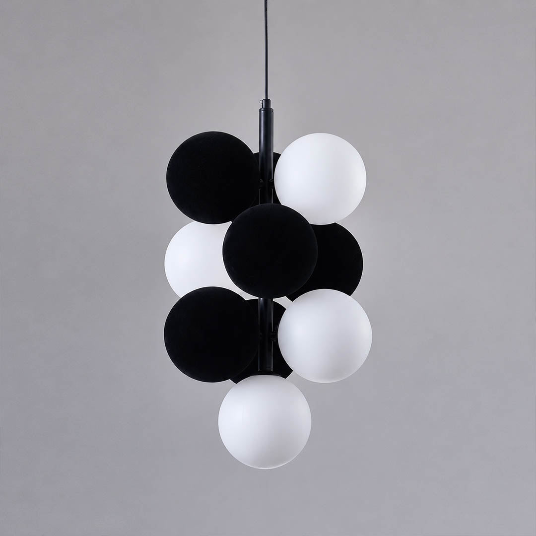 Palina PVC premium polymer bubble shade smooth matte finish translucent handcrafted detail close up craftsmanship