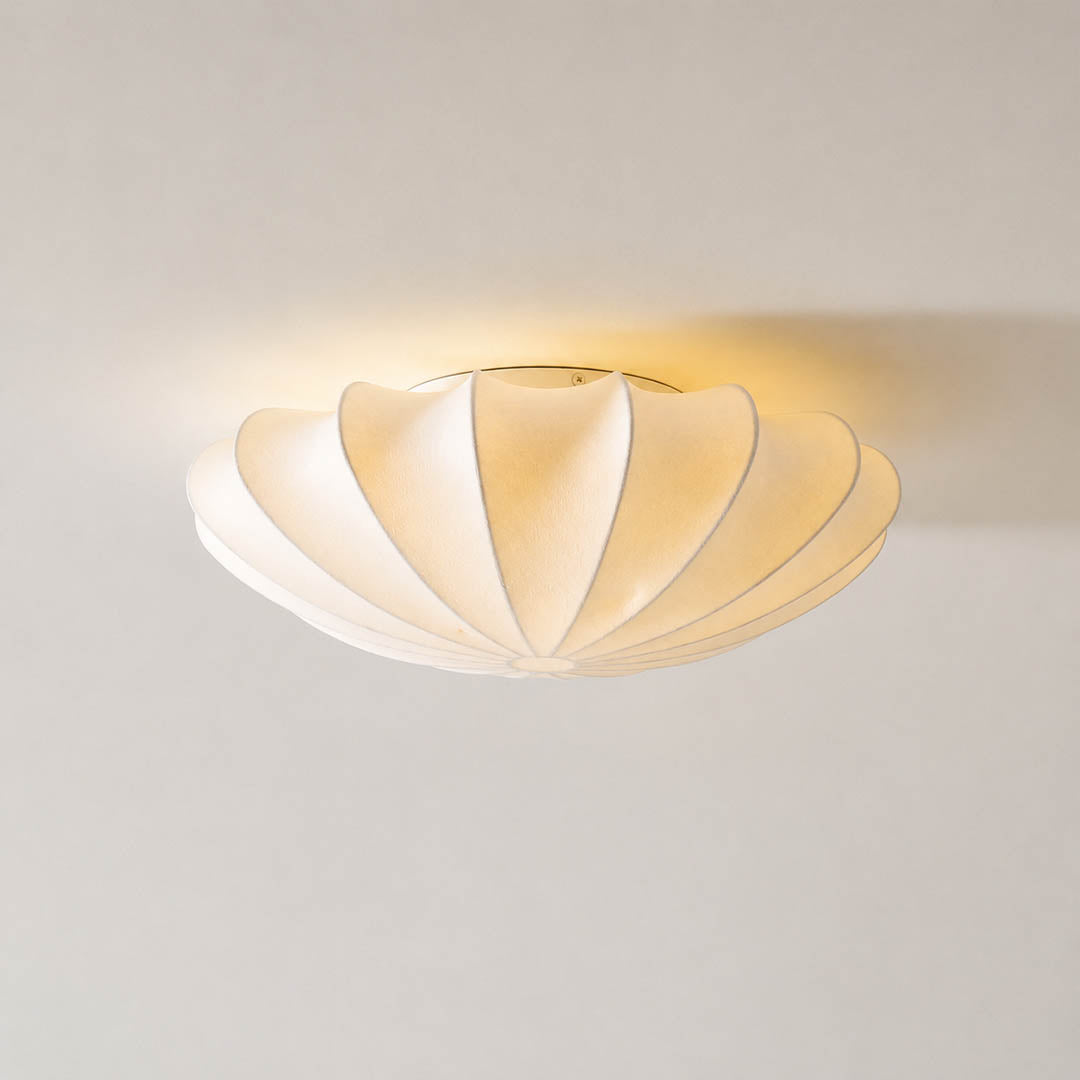 Perla bubble cluster ceiling lamp interior 3 E26 warm white LED bulbs installation configuration standard sizes detail close up