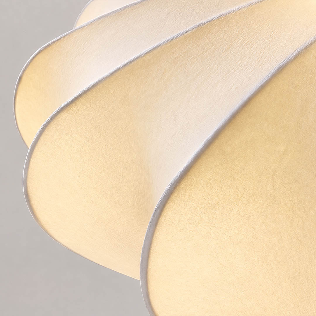 Perla premium silk mesh texture natural stretched over wire frame subtle wrinkles material characteristic handcrafted detail close up