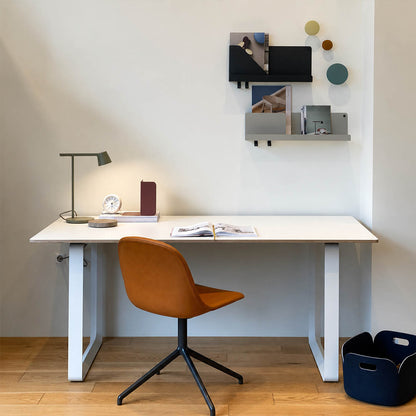 Perno table lamp black matte modern home office study desk workspace adjustable reading task Nordic Scandinavian minimalist focused productivity sophisticated lifestyle interior American home