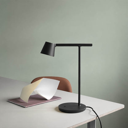Perno table lamp boutique co-working space commercial workspace individual desks matte finish adjustable task Nordic Scandinavian minimalist upscale professional lifestyle interior