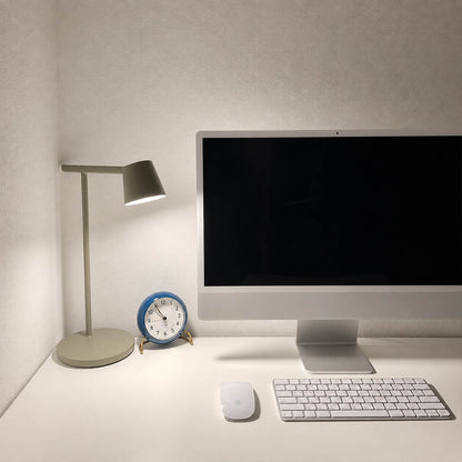 Perno table lamp red matte modern college dorm student desk study reading adjustable task Nordic Scandinavian minimalist colorful focused affordable stylish lifestyle interior American