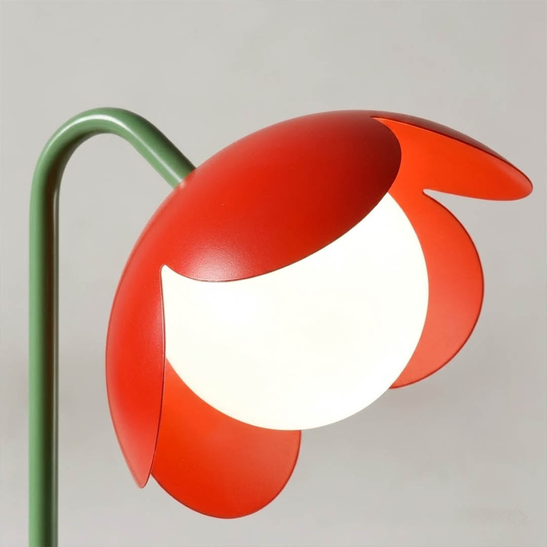 Pippa floor lamp cut metal sculptural botanical leaf detail hand crafted artwork