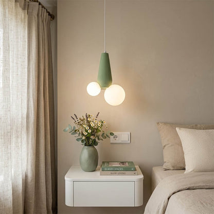 Pop colorful mini pendant light in kids room warm playful interior
