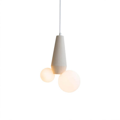 Pop mini pendant light colorful resin shade modern hanging lamp white background