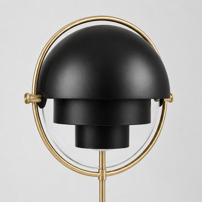 Sfera sculptural table lamp metal ball sculptural form artful shape detail close up craftsmanship