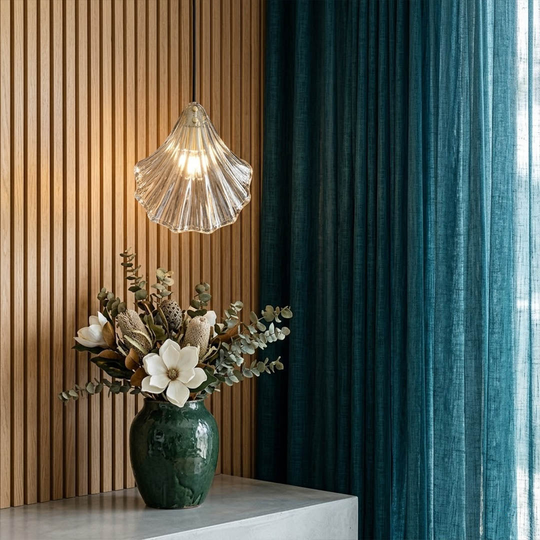 Shellie clear coastal pendant single hanging in entryway foyer beach house welcoming crystalline brass canopy
