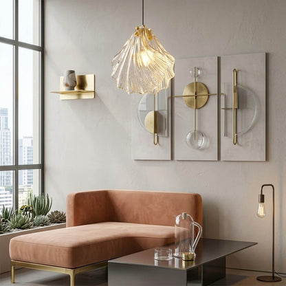 Shellie clear coastal pendant single hanging in entryway foyer beach house welcoming crystalline brass canopy