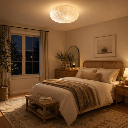Soren bedroom remote control dimming evening relaxation primary bedroom modern minimalist smart home convenience lifestyle interior