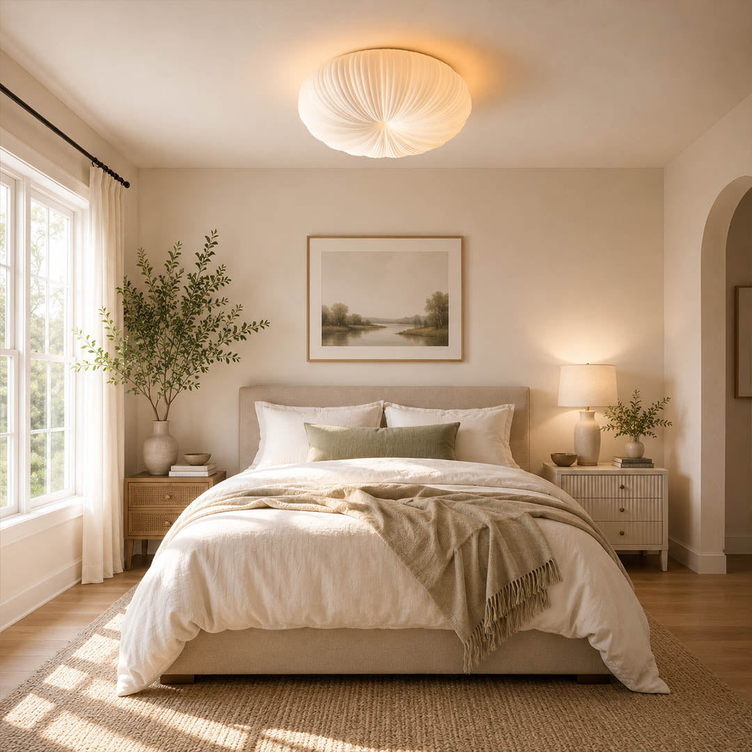Soren bedroom remote control dimming evening relaxation primary bedroom modern minimalist smart home convenience lifestyle interior