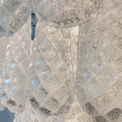 Stella Murano hand blown glass teardrop translucent clarity Italian craftsmanship detail close up authentic premium quality